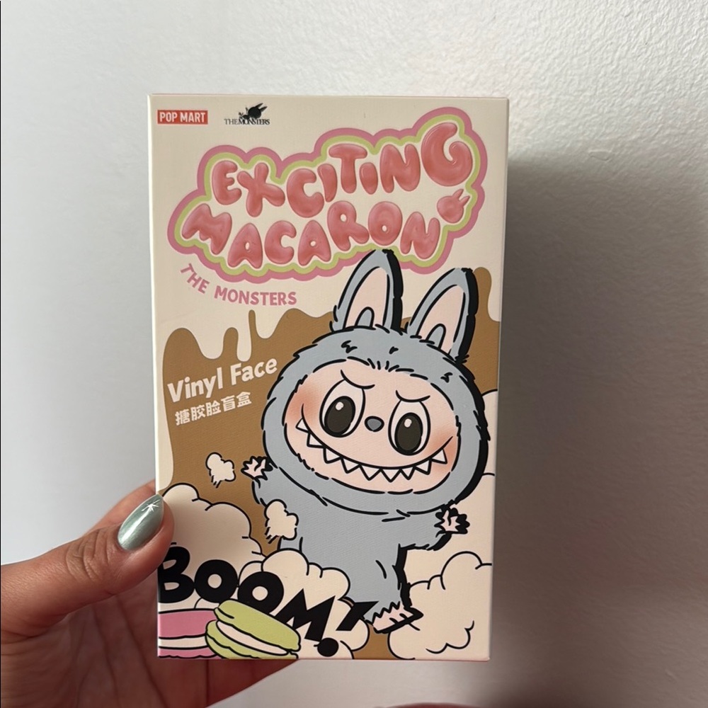 Sesame Bean Unopened Exciting Macaron Labubu